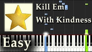 Selena Gomez  Kill Em With Kindness  Piano Tutorial Easy Synthesia  How To Play [upl. by Bartram]