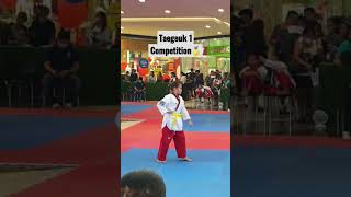 Taekwondo Poomsae Taegeuk 1 1st Competition [upl. by Amandy]