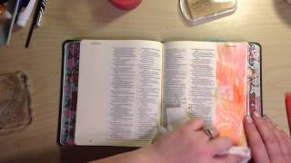 Bible Journaling with Gelatos [upl. by Nylrehc]