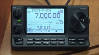 Icom IC7100 Base Station Operation [upl. by Oniuqa]