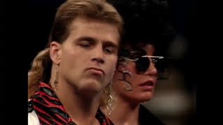 UNAIRED Shawn Michaels and Sensational Sherri on Pipers Pit 1992 [upl. by Stedt]