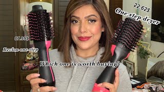 One step Hair Dryer and Styler vs Revlon one step hair dryer Brush review and comparison [upl. by Othe]