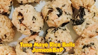 Tuna Mayo Rice Balls  Jumeokbap  Korean Rice Ball  Easy Recipe [upl. by Oira]