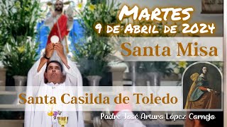 ✅ MISA DE HOY martes 9 de Abril 2024  Padre Arturo Cornejo [upl. by Enicul738]