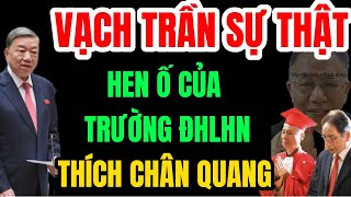 Vạch trần vết hen ố của trường ĐHLHN cúng dường bằng tiến sĩ cho thích chân quang [upl. by Siddra]