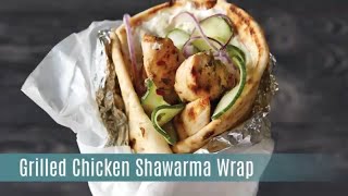 How To Make Grilled Chicken Shawarma Wraps At Home Easy Pampered Chef Recipes [upl. by Tsugua]