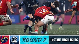 Munster v Glasgow Warriors  Instant Highlights  Round 7  URC 202324 [upl. by Llemart353]