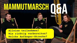 MAMMUTMARSCH alleine laufen  Mit welcher Strecke beginnen  Wie richtig vorbereiten [upl. by Hawk483]