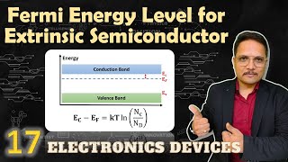 Fermi Energy Level in Extrinsic Semiconductor  Electronics Devices and Circuits  EDC [upl. by Androw870]