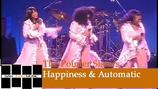 The Pointer Sisters Live Happiness amp Automatic [upl. by Rillis]