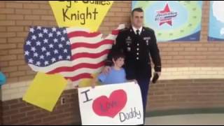 Brandon soldier surprises son with reunion at school [upl. by Olegna]