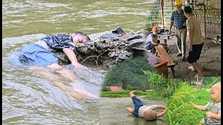 Single mother  director mobilizes human resources to find single mother swept away by floodwaters [upl. by Routh]