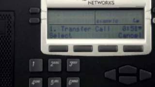 Nortel Phone Transfer Calls [upl. by Rainger]