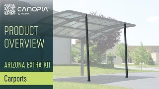 Extra Winter Support For Arizona Carport  Palram  Canopia [upl. by Aydiv]