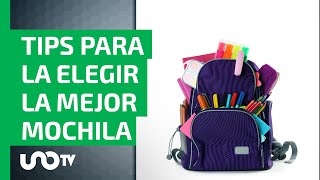 ¿Qué mochila escolar es mejor para la escuela y cómo evitar que le afecte a tu hijo [upl. by Anaujait434]