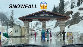 A day in snow  Manali  Shillong  Atal tunnel  nature manalitrip ataltunnel [upl. by Eiluj]