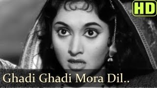 Ghadi Ghadi Meraa Dil  Madhumati Songs  Dilip Kumar  Vyjayantimala  Lata Mangeshkar [upl. by Ahsimot319]