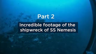 Incredible footage of the shipwreck of SS Nemesis captured by CSIRO research vessel Investigator P2 [upl. by Nyleda]