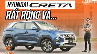 Walkaround Hyundai Creta 2022 từ 620 triệu rất rộng và  GearUp Flash Review [upl. by Melonie]