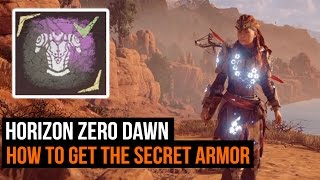 Horizon Zero Dawn How to get the secret armor Shield Weaver Armor [upl. by Naamann775]