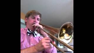 Indiana Jones Theme trombone demo [upl. by Naot780]