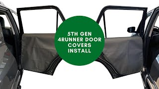 5th Gen Toyota 4Runner Canvasback Door Covers Install [upl. by Ellebyam]