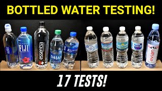 Testing 10 Popular Bottled Drinking Water Brands  See How They Compare [upl. by Mcspadden]