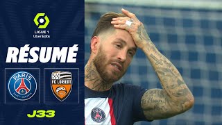 PARIS SAINTGERMAIN  FC LORIENT 1  3  Résumé  PSG  FCL  20222023 [upl. by Rogozen]