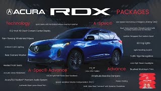 2024 Acura RDX complete feature amp package breakdown with pricing [upl. by Ferne977]