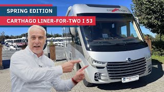 Wohnmobil CARTHAGO linerfortwo I 53 🤩 40920 € sparen SPRING EDITION Bonusmodell [upl. by Sopher]