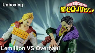 Unboxing Mirio Togata Lemillion vs Kai Chisaki Overhaul McFarlane Toys  My Hero Academia [upl. by Ellinej138]