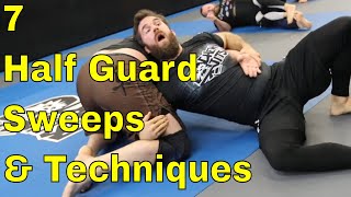 7 BJJ Half Guard Sweep Drills amp Techniques [upl. by Einahets663]