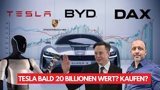 Tesla Klare Ansage an Shortseller BYD weiter kaufen  Porsche und DAX im Check [upl. by Maroj]