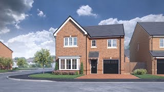 Miller Homes  Barley Meadows Cramlington CGI Development Tour [upl. by Gronseth]