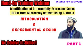 Microarray data analysis using Rprogramming  WEBINAR  PART1 [upl. by Baudoin129]