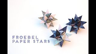 Froebel aka German or Nordic Paper Stars [upl. by Yrem]