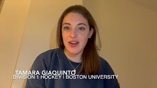 Icarus Medical  Tamara Giaquinto  Division 1 Hockey  Boston University [upl. by Gilchrist796]