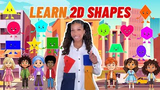 Shapes Song  Learning with Ms Houston  Kids Songs [upl. by Parlin774]