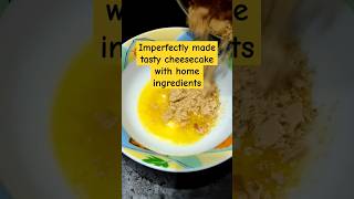 No bake Cheesecake recipe with hung curd  Cheesecake with home ingredients nobakecheesecake [upl. by Bryan72]