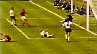 World Cup 1966  Geoff Hursts Controversial Goal in Color [upl. by Anuahsed813]