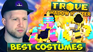 WHATS THE BEST SHADOW HUNTER COSTUME  Trove Costume Showcase amp How to Get Them [upl. by Platon]