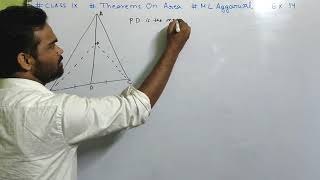 Theorems on area class 9 ICSE  M L Aggarwal  Exercise 14  Sum 15  Solution [upl. by Noelc]