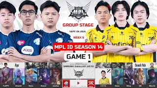 GAME1 Fnatic Onic Vs Evos Glory  MPL ID S14I MOBILE LEGENDS I MVPSTUDIO [upl. by Alyat]