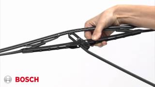 Bosch Wiper Blades  Hook Installation Video II2016 [upl. by Adnema]