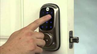 Yale Real Living Touchscreen Deadbolt  Master PIN Code Setting 4 [upl. by Newman]