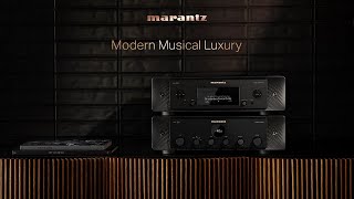 Marantz Model 30 Integrated Amplifier and SACD 30n Streaming Player [upl. by Adnawed]