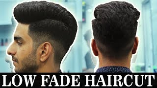 BEST SUMMER hairstyle for INDIAN MENBOYS 2018  Low Fade haircut for men urban gabru [upl. by Leva]