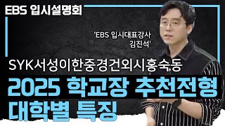 이 순서에 숨겨진 의미를 알면 보인다 2025학년도 학생부교과전형으로 서울 상위권 대학가는 법✍🏻ㅣ2024  2025 입시 변화 완벽 분석ㅣ서류평가 영향력ㅣEBS입시설명회 [upl. by Somar]