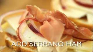 Spanish Grilled Ham and Cheese using Three Cheese Semolina Loaf Recipe [upl. by Stefanac]