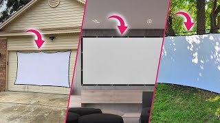 Top 5 Best Projector Screens in 2024  Expert Reviews Our Top Choices [upl. by Olethea]